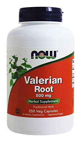 NOW Foods Valerian Root 500 mg 250 Vegetable Capsule