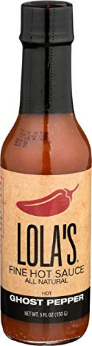 LOLAS FINE HOT SAUCE Sauce Hot Ghost Pepper 5 FZ