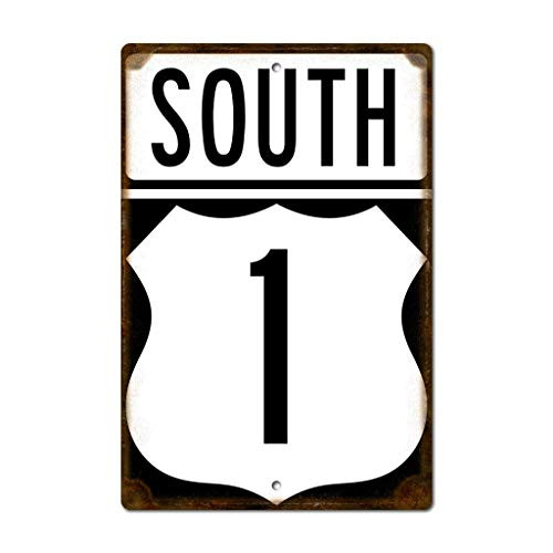 Florida US 1 South Replica Highway Sign - Key West Marathon Islamorada Key Largo