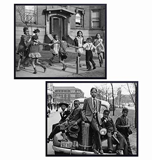 African American Vintage Photo Set - Wall Art Decor for Kids Girls Boys Bedroom Classroom - Gift for Black History Month Martin Luther King MLK Day Civil Rights Teacher - Picture Poster Print African American Vintage Photo Set - Wall Art Decor for Kids Girls Boys Bedroom Classroom - Gift for Black History Month Martin Luther King MLK Day Civil Rights Teacher - Picture Poster Print