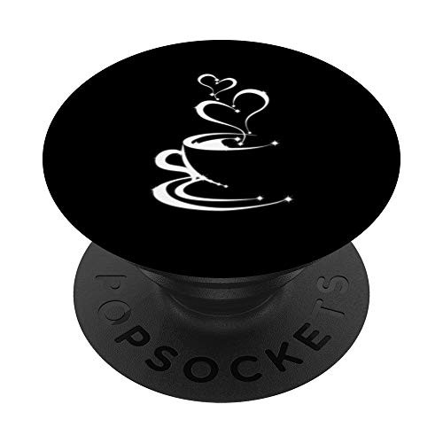 Coffee Heart Shape For Coffee Lovers Funny Drink Design Gift PopSockets PopGrip Swappable Grip for Phones and Tablets Coffee Heart Shape For Coffee Lovers Funny Drink Design Gift PopSockets PopGrip Swappable Grip for Phones and Tablets