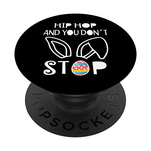 Cute Easter Rabbit Bunny Ears Hip Hop Gift PopSockets PopGrip Swappable Grip for Phones  and  Tablets