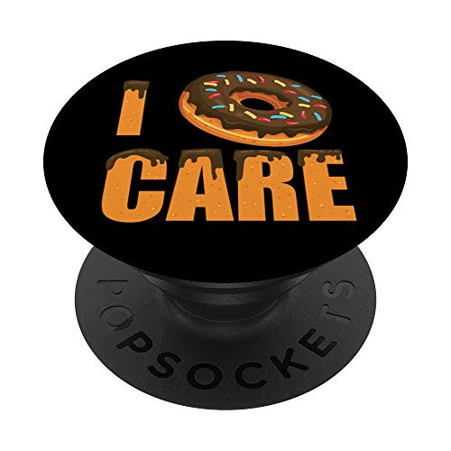 I Donut Care - Funny Donuts Pun Doughnut Pre-Workout Fitness PopSockets Grip and Stand for Phones and Tablets I Donut Care - Funny Donuts Pun Doughnut Pre-Workout Fitness PopSockets Grip and Stand for Phones and Tablets