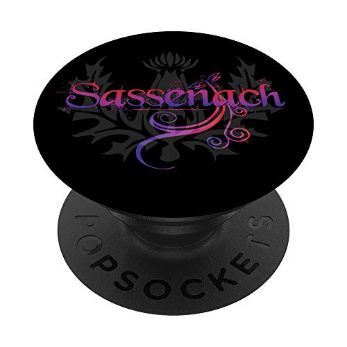 Sassenach Dragonfly Outlander   Scottish Gift PopSockets PopGrip Swappable Grip for Phones  and  Tablets