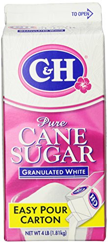 C and H Pure Cane Granulated White Sugar 4 lb