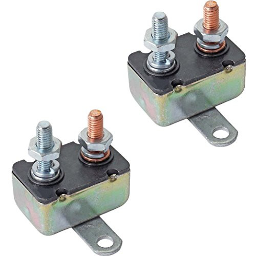 American Volt 2-Pack Automotive 30 Amp Auto-Reset Circuit Breaker 30a 14vdc Electric Fan Lamp