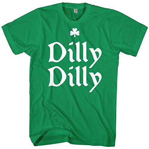 Mixtbrand Mens Dilly Dilly St. Patricks Day Shamrock T-Shirt M Kelly