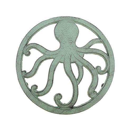 Cast Iron Marine Life Trivet  Octopus
