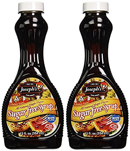 Josephs Sugar Free Maple Syrup 12oz - Pack of 2