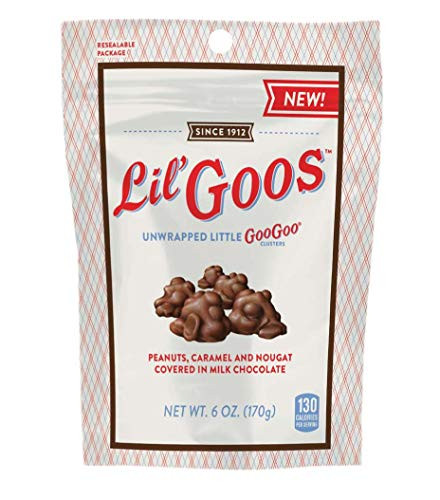 Goo Goo Cluster Lil Goos - Snack Sized Goo Goo Clusters in Resealable Pouch - 6 oz bag