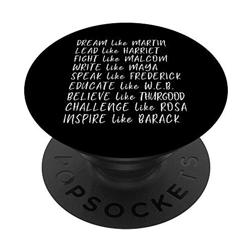 Black History Month Shirt Black Leader Gift Black History PopSockets PopGrip Swappable Grip for Phones and Tablets Black History Month Shirt Black Leader Gift Black History PopSockets PopGrip Swappable Grip for Phones and Tablets