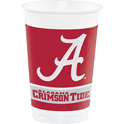 University of Alabama Plastic Cups, 24 ct