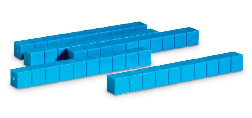 Learning Resources Plastic Base Ten Rods, Set of 50