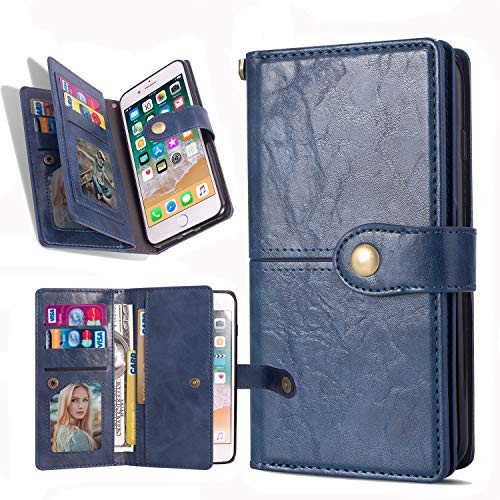 Harsel 7 Card Slots Magnetic Leather Wallet Case Folio Flip Durable Protective Case with Credit Card Holder Wristlet for iPhone 6s Plus 6s Navy Blue iPhone 6s 6 Harsel 7 Card Slots Magnetic Leather Wallet Case Folio Flip Durable Protective Case with Credit Card Holder Wristlet for iPhone 6s Plus 6s Navy Blue iPhone 6s 6
