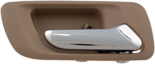 Dorman 92393 Rear Passenger Side Interior Door Handle for Select Honda Models Beige and Chrome