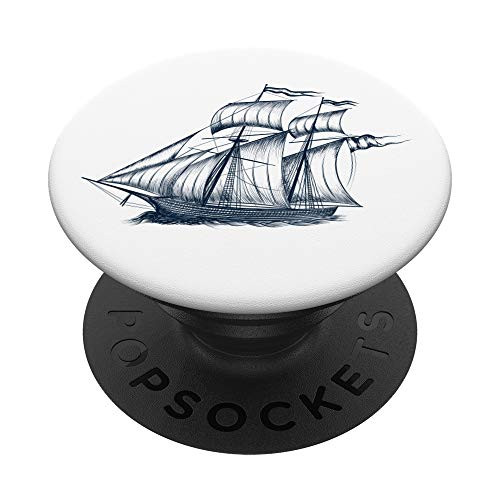 Sailboat Sailing Ship PopSockets PopGrip Swappable Grip for Phones  and  Tablets