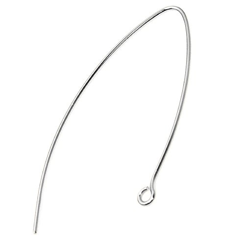 4pcs .925 Sterling Silver Ear Wire Earwires French Hook Dangle Earring Connector Findings Bright 4pcs .925 Sterling Silver Ear Wire Earwires French Hook Dangle Earring Connector Findings Bright