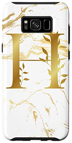 Galaxy S8plus  Capital Alphabet Monogram H Personalized Initial Letter Case