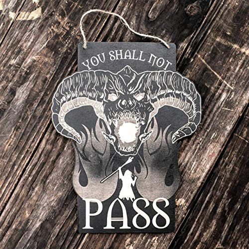 You Shall Not Pass - Door Sign - Custom sizes