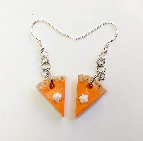 Pumpkin Pie Earrings Faux Food Jewelry Halloween Thanksgiving Fall Christmas Pumpkin Pie Earrings Faux Food Jewelry Halloween Thanksgiving Fall Christmas