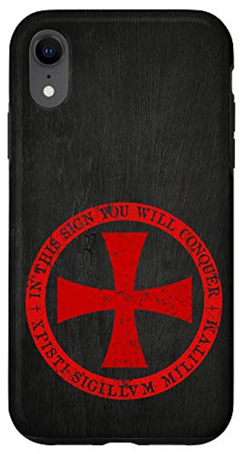 iPhone XR Knights Templar - Maltese Cross Shield Medieval Crusader Case