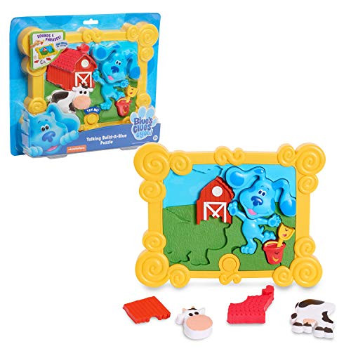 Blue s Clues  and  You Talking Build-a-Blue 9-Piece 3D Puzzle for Preschool Boys and Girls