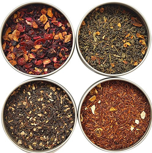 Heavenly Tea Leaves Tea Sampler, Flavored, 4 Count