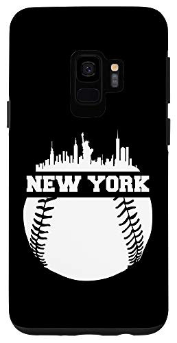 Galaxy S9 New York Baseball NYC Cityscape Sky-Line Sports Lovers Gifts Case