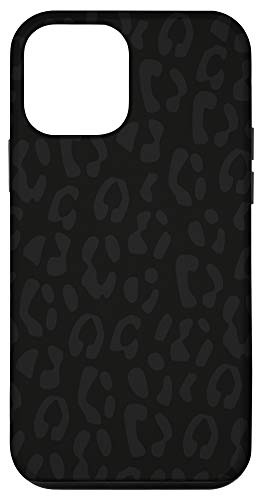 iPhone 12 mini Black leopard print protective case for women cheetah design Case