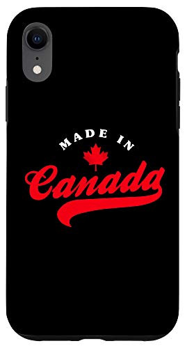 iPhone XR Made In Canada Patriotic Pride Vacation Travel Canadian Gift Case