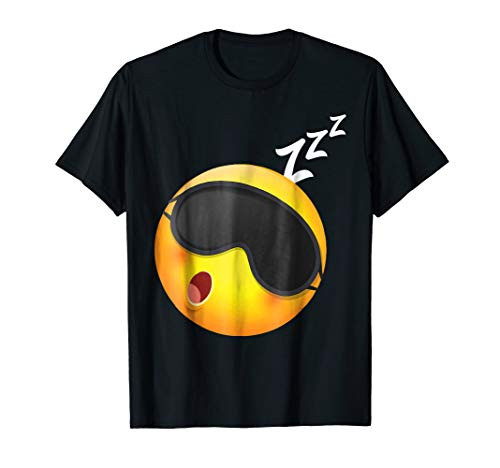 Sleeping ZZZ Emoji face T-Shirt-Halloween fun Emoji Costume