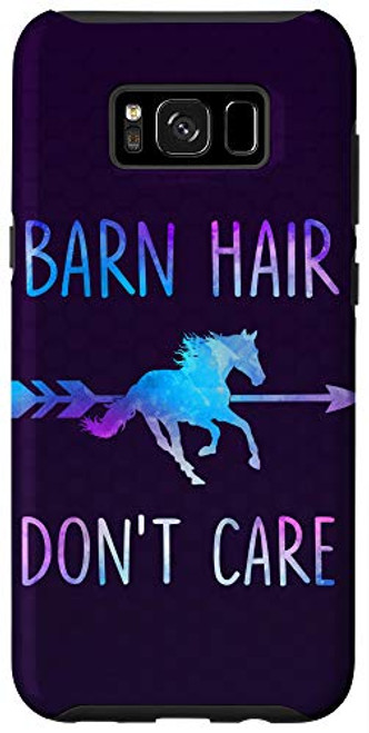 Galaxy S8plus  Funny Horse Lover Gift BARN HAIR DONT CARE Horse Rider Girl Case Galaxy S8plus  Funny Horse Lover Gift BARN HAIR DONT CARE Horse Rider Girl Case