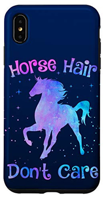 iPhone XS Max HORSE HAIR DONT CARE Funny Equestrian Rider Teen Girl Women Case iPhone XS Max HORSE HAIR DONT CARE Funny Equestrian Rider Teen Girl Women Case