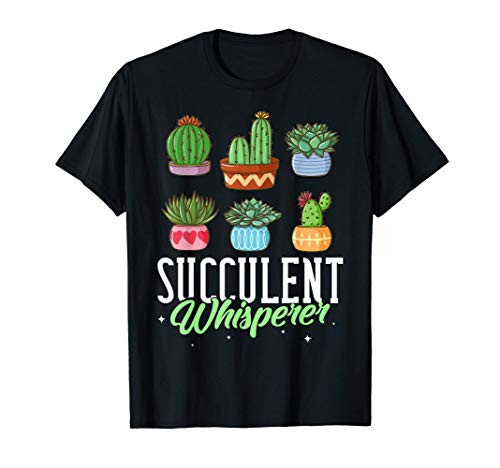 Succulent Plant Gift Cactus Garden Pot T-Shirt