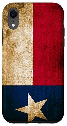 iPhone XR Vintage Rustic Texas Flag Texan Home Love Case