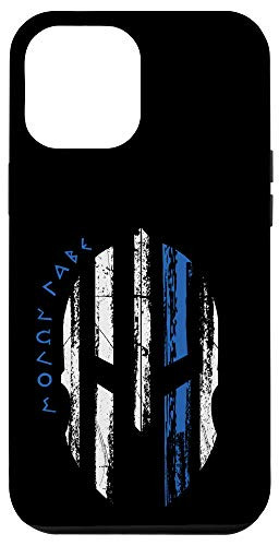 iPhone 12 Pro Max Thin Blue Line Police Law Enforcement Support Spartan Helmet Case