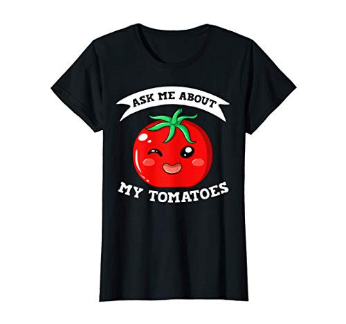 Womens Tomato Plant Gift Garden Vegan T-Shirt