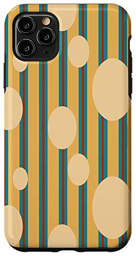 iPhone 11 Pro Max Colorful Retro Red Lines Design Gift Ideas Case