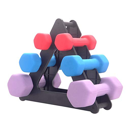 Sentuca Dumbbell Storage Rack 3-Tier Dumbbell Rack Multilevel Weight Storage Organizer for Multilevel Hand Weight Tower Stand for Gym Organization  B