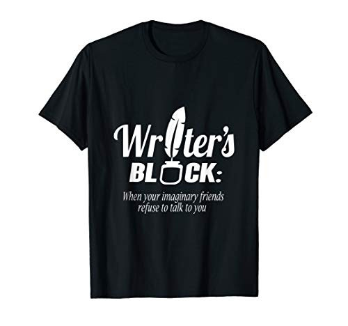 Funny Writers Block Author Novelist T-Shirt
