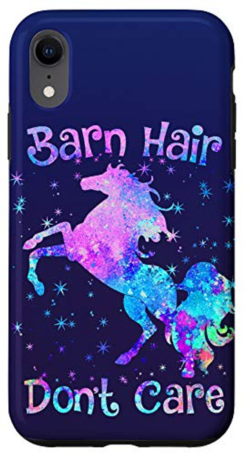 iPhone XR BARN HAIR DONT CARE Funny Horse Owner Equestrian Rider Girls Case iPhone XR BARN HAIR DONT CARE Funny Horse Owner Equestrian Rider Girls Case