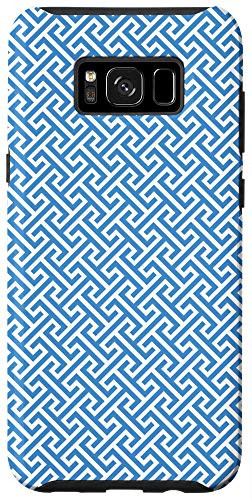 Galaxy S8plus  Blue White Lines Case