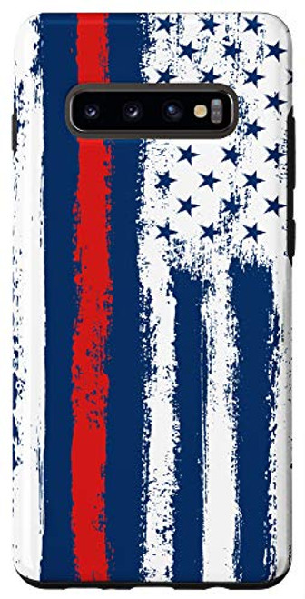 Galaxy S10plus  Thin Red Line US American Flag Firefighter Fireman Gift Case