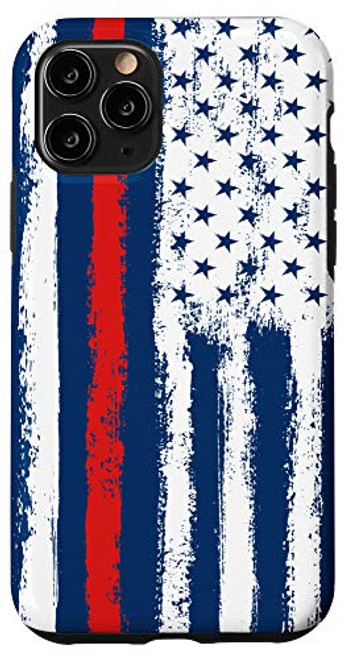 iPhone 11 Pro Thin Red Line US American Flag Firefighter Fireman Gift Case iPhone 11 Pro Thin Red Line US American Flag Firefighter Fireman Gift Case