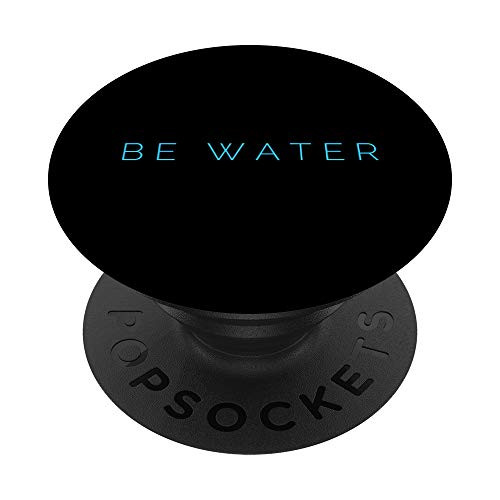 70s Retro Funk Be Water Martial Arts Taoism Kung Fu PopSockets PopGrip Swappable Grip for Phones  and  Tablets