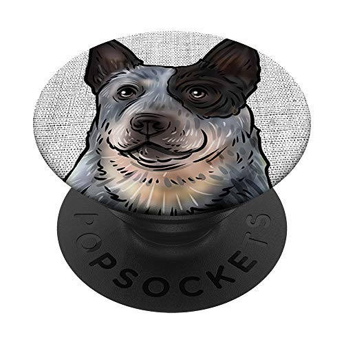 Australian Cattle Dog Blue Heeler Gifts Aussie Cattle Dogs PopSockets PopGrip Swappable Grip for Phones  and  Tablets