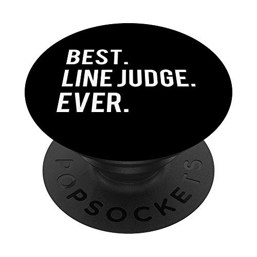 Best Line Judge Ever Funny Volleyball PopSockets Grip and Stand for Phones and Tablets