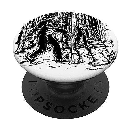 Bigfoot and Alien PopSockets PopGrip Swappable Grip for Phones  and  Tablets
