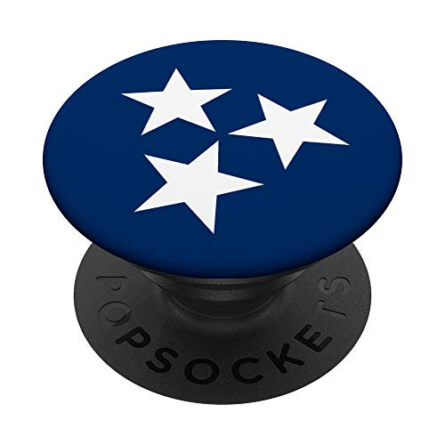 Blue Tristar Tennessee Flag PopSockets Grip and Stand for Phones and Tablets Blue Tristar Tennessee Flag PopSockets Grip and Stand for Phones and Tablets