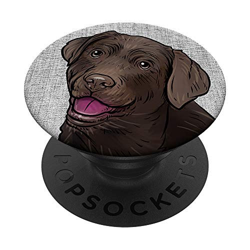 Chocolate Lab Dog Chocolate Labrador Retriever Gifts PopSockets Grip and Stand for Phones and Tablets Chocolate Lab Dog Chocolate Labrador Retriever Gifts PopSockets Grip and Stand for Phones and Tablets